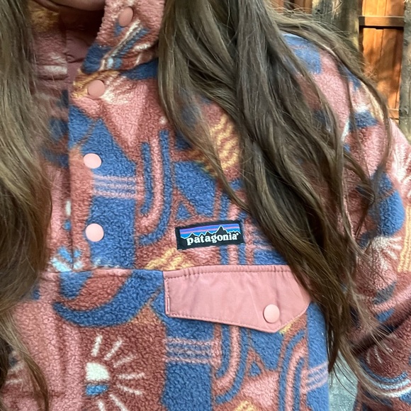 Patagonia Synchilla Snap T Fleece Pullover in Canyon Block Sisu Brown - Picture 12 of 12